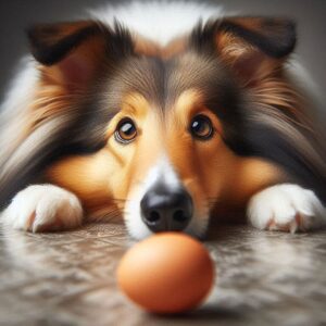 Ovo na alimentação dos Collies